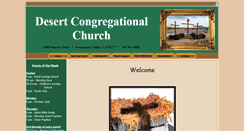 Desktop Screenshot of desertcongregationalchurch.org